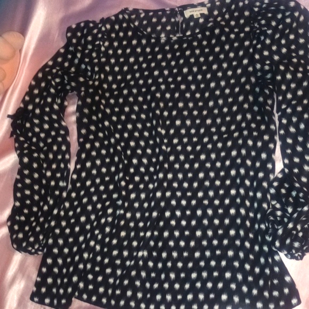 MAX STUDIO black and white blouse
